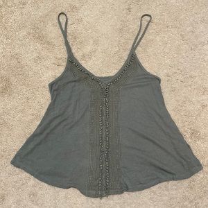 American Eagle olive green tank top. Size medium. Good condition.